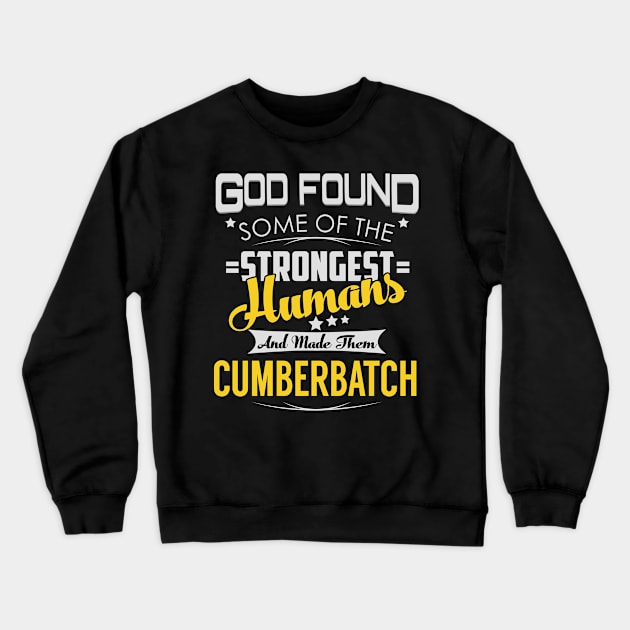 CUMBERBATCH Crewneck Sweatshirt by Lotusg